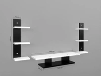Engineered Wood TV Entertainment Unit Walnut  /WHITE(Ideal for Upto 32")
