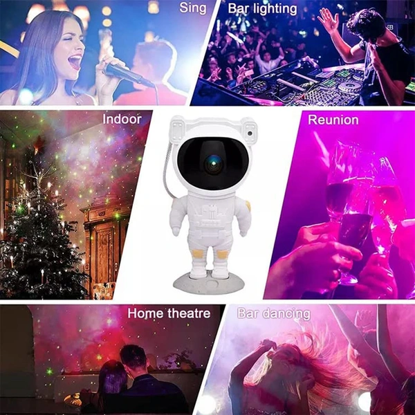 ROBOT SKY SPACE STARS LIGHT ASTRONAUT GALAXY PROJECTOR, NIGHT LAMP, BEDROOM, KIDS, PROJECTOR, REMOTE CONTROL, STAR PROJECTOR WILL TAKE CHILDREN'S TO EXPLORE THE VAST STARRY SKY FOR ADULTS, RAKSHA BANDHAN, DIWALI GIFT