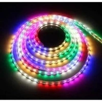  5 Meter RGB Plug-n-Play LED Rope Light with Mode Changing Connector, Waterproof IP65 Rated and Flexible (RGB Multicolor Changing Roll with Mode Changing Controller Included)