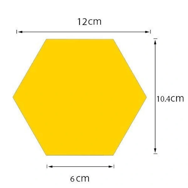 Decorative Mirror Sticker Hexagon Golden mirror stickers for wall acrylic mirror wall decor sticker