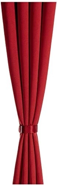  Curtains 7 Feet Long Set of 4 Room Darkening Door Curtain Plain, Maroon