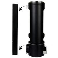  ABS Plastic Multi Purpose Soap/Shampoo/Sanitizer/Conditioner/Lotion Gel Dispenser for Bathroom Kitchen 400ML Black Capsule Liquid Soap Dispenser (Set of 1)