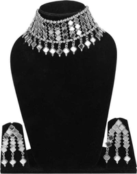 Alloy Silver Jewellery Set