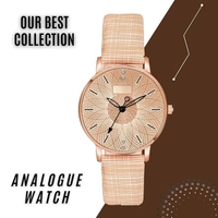 Leather Strap Ladies and Girls Analog Watch for Women (MT-312-To-317)