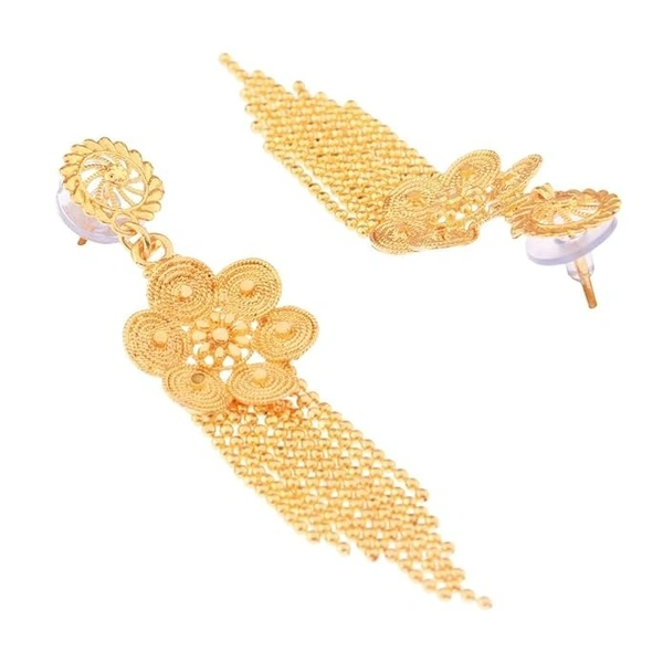 Floral Coin Ball Chain Necklace Set for Women