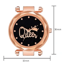 Analogue Queen Dial Magnetic Strap Analog Girl's & Women's Watch