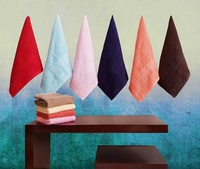 Cotton Multi Color Hand Towel Set | 24 Hand Towels (40 x 60 cm) | Bathroom Towel | Bathroom Napkin | GSM 550 | 6 Different Colors | (Pack of 24)