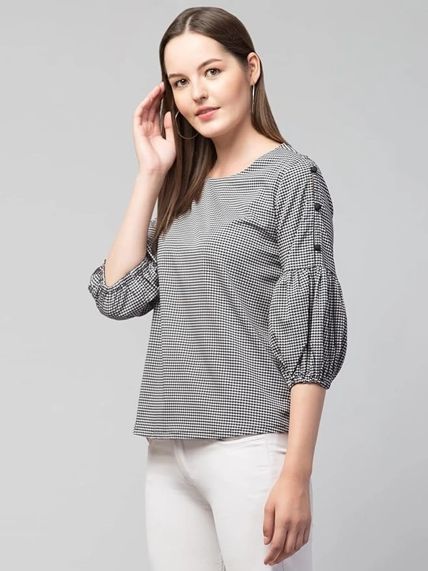  Women's Long Sleeve Tunic Tops Round-Neck T-Shirts Casual Loose Blouse Top with Beaded On Sleeves