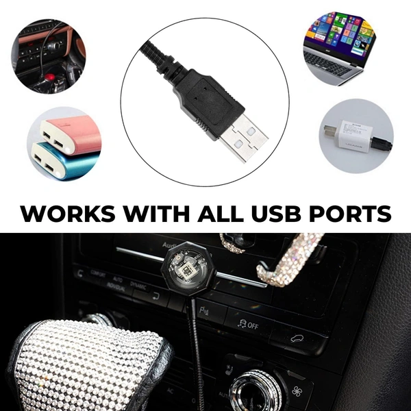 USB Sunset Projection Lamp for Room, Home Decor, Parties, Insta Videos and Cars Night Lamp
