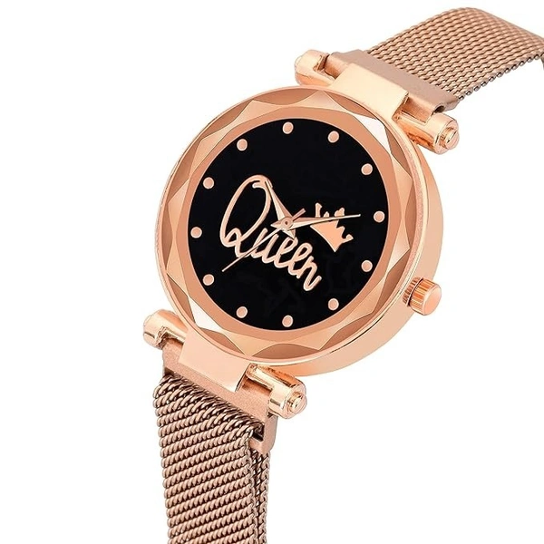 Analogue Queen Dial Magnetic Strap Analog Girl's & Women's Watch