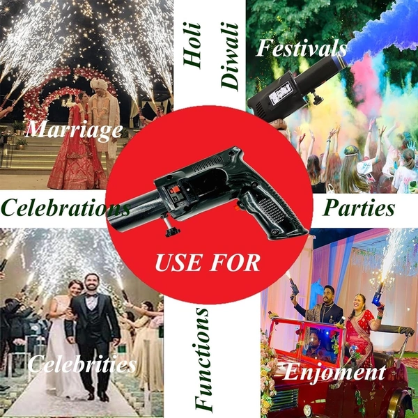 Hand Held Sparkler Gun for Sparkular Cold Pyro