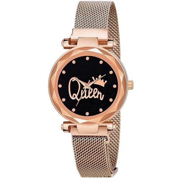 Analogue Queen Dial Magnetic Strap Analog Girl's & Women's Watch