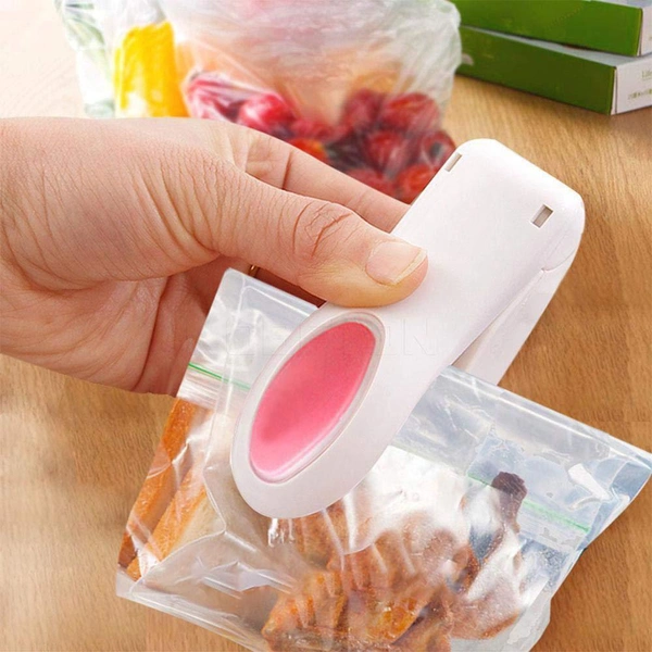 Heat Seal Mini Food Sealer-Impulse Machine for Sealing Plastic Bags Packaging (Multi Color) (Pack Of 1)