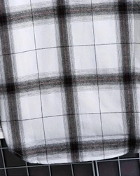 Full Sleeves Check White shirt for Men - XL