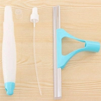 Glass Wiper Car Window Cleaner Easy Glass Wiper Window Cleaning Wiper Spray Bottle Sprayer Glass Cleaning for Bathroom Tiles,Table, Office, Car (3 in 1 Spray Glass Cleaner)