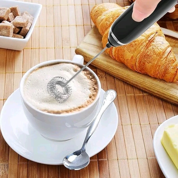 USB Rechargeable Coffee Beater Stainless Steel Battery Operated Portable Hand Blender Personal Coffee Maker - Kitchen Palace