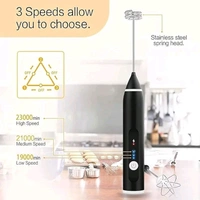 USB Rechargeable Coffee Beater Stainless Steel Battery Operated Portable Hand Blender Personal Coffee Maker - Kitchen Palace