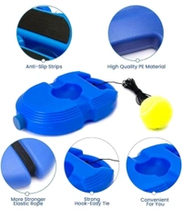 Self Practice Ball with String,cricket trainer rebound ball,Tennis Trainer Rebound Ball,Convenient Solo Tennis Training,Self-Practice Tennis Set (No Racket Included)(Multicolor)