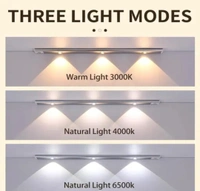 Under Cabinet Lights LED Motion Sensor Indoor, USB Rechargeable ,3 Light Modes Stepless Dimming  USB Rechargeable ,3 Light Modes Stepless Dimming Hill Light, 6500K 