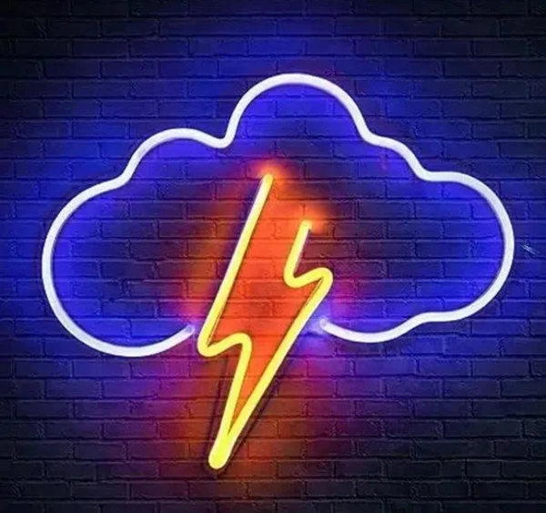 Products Hanture Neon Sign, Cloud Led Neon Light Wall Light Led Wall Decor, Light Up Acrylic Neon Sign For Bedroom, Kids Room, Living Room, Bar, Party, Christmas