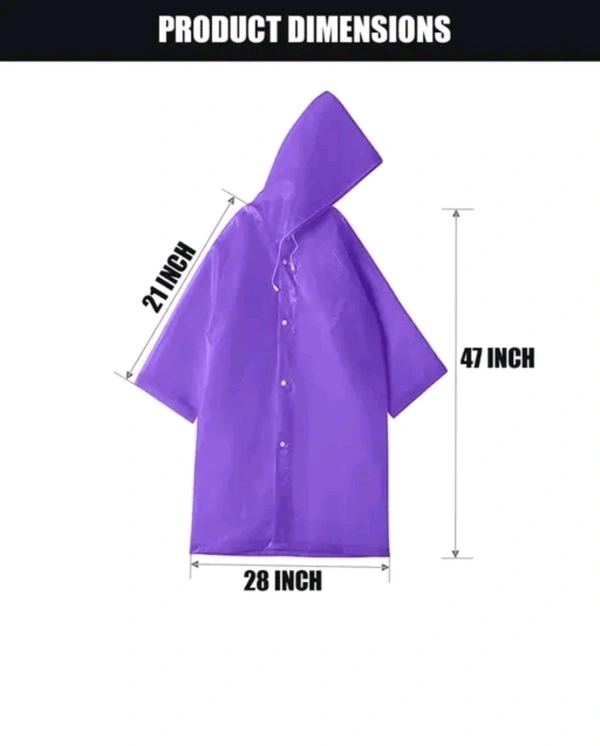 Unisex Waterproof Raincoat 1Pc