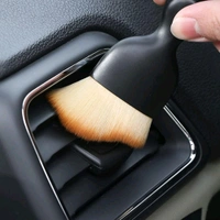 Car Interior Dust Brush,Auto Detailing Brushes,Soft Bristle Cleaning Brush,Car Detailing Brush Dusting Tool for Air Conditioner Vents, Leather,Leather,Scratch Free
