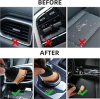 Car Interior Dust Brush,Auto Detailing Brushes,Soft Bristle Cleaning Brush,Car Detailing Brush Dusting Tool for Air Conditioner Vents, Leather,Leather,Scratch Free