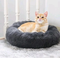 Round  pet bed 50 CM perfect for indoor cats and puppies winter, Summer