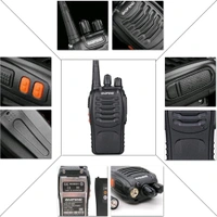Smarthome Walkie Talkie Light Weight with Rechargeable Battery - 2 Way Radio Fun and Playtime Adventure for Kids and All Ages - Set of 2 - Black