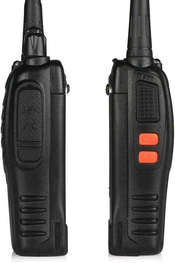 Smarthome Walkie Talkie Light Weight with Rechargeable Battery - 2 Way Radio Fun and Playtime Adventure for Kids and All Ages - Set of 2 - Black