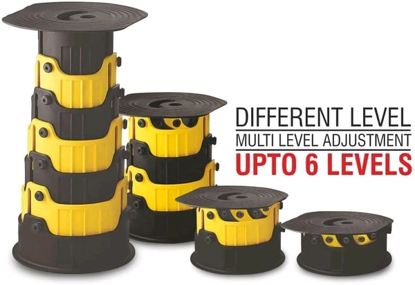 Twist N Go Multi Level Folding Stool Anywhere Stool Plastic Heavy Duty Stool Portable and Foldable Bar Stool Pack of 1 pcs Multi Colour