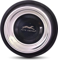 Stainless Steel Dog Bowl, Dog Food Bowl, Dog Feeding Bowl, Medium (Set of 2 x 700ml)