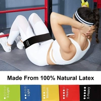 Resistance Bands Set for Men and Women, Pack of 5 Different Levels Elastic Band for Home Gym Long Exercise Workout – Great Fitness Equipment for Training, Yoga – Free Carrying Bag