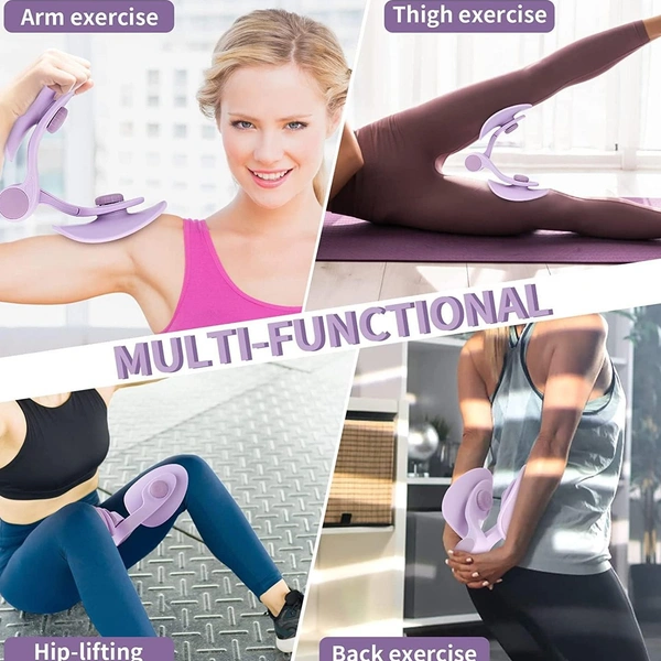 Hip & Pelvis Trainer | Thigh Master and Inner Thigh Exercise Equipment | Pelvic Floor Exerciser Device | Training Tool | for Home, Gym, Fitness, Workout, Stretcher | for Men & Women