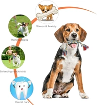 Tail Dog Toys + Dog Chew Toys + Puppy Teething Toys + Rope Toys + Dog Toys for Small to Medium Dog Toys + Dog Toy Pack(Pack of 5)