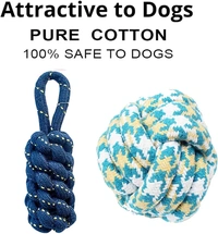 Tail Dog Toys + Dog Chew Toys + Puppy Teething Toys + Rope Toys + Dog Toys for Small to Medium Dog Toys + Dog Toy Pack(Pack of 5)
