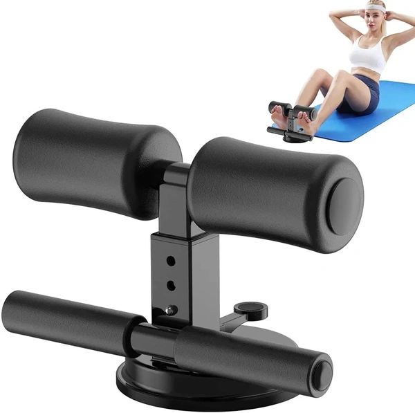 Sit-Up Bar With Foam Handle and Rubber Suction Seat Up Fitness Equipment Sit-ups and Push-ups Assistant Device For Weight Lose Gym Workout Abdominal Curl Exercise Work Out Trainer (Pack of 1)