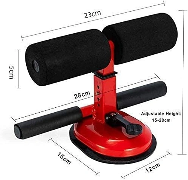 Sit-Up Bar With Foam Handle and Rubber Suction Seat Up Fitness Equipment Sit-ups and Push-ups Assistant Device For Weight Lose Gym Workout Abdominal Curl Exercise Work Out Trainer (Pack of 1)