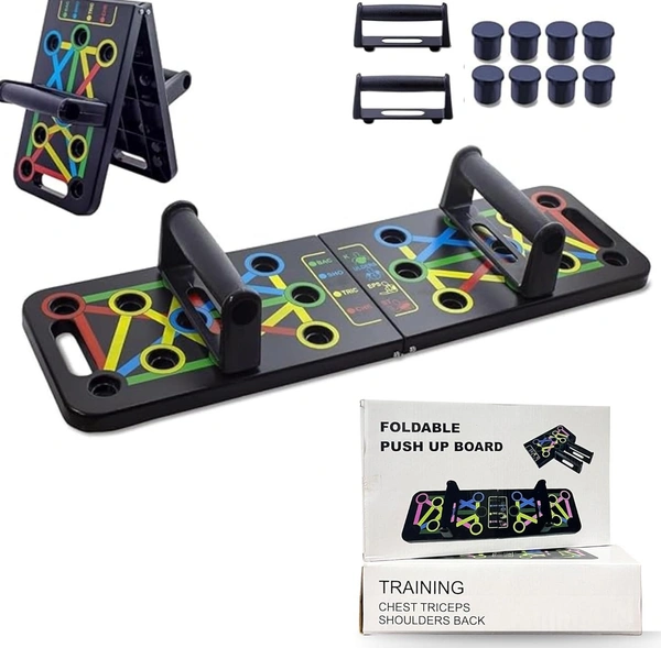 15 in 1 Pushup Board for Strength Training, Fitness and Exercise Equipment for men & woman, Home & Gym Exercise Equipment for Chest, Shoulder, Triceps Workout