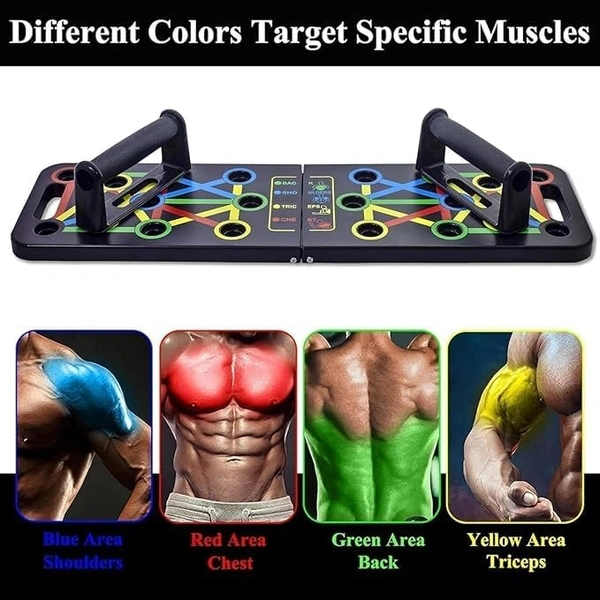 15 in 1 Pushup Board for Strength Training, Fitness and Exercise Equipment for men & woman, Home & Gym Exercise Equipment for Chest, Shoulder, Triceps Workout