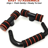 Non-Slip Handles Push-Up Bars Stand | Push Up Handles with Cushioned Foam Grip and Non-Slip Sturdy Structure - Multicolor
