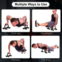 Non-Slip Handles Push-Up Bars Stand | Push Up Handles with Cushioned Foam Grip and Non-Slip Sturdy Structure - Multicolor