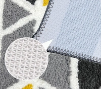 Super Soft (40x60 cm) Microfibre 2000 GSM Bath Mat Super Absorbent Anti-Skid Door Mats for Home/Bathroom Mat/Bedroom/Kitchen/Floor Mat (Grey) Pack of 1