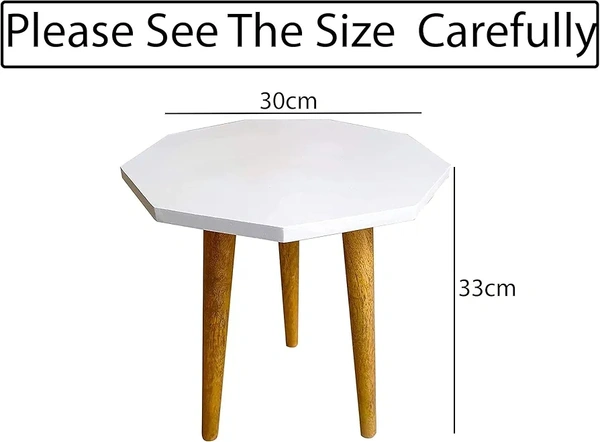 Antique Wooden Fold-able Coffee Table/Side Table/End Table/Tea Table/Plant Stand/Stool Living Room Kids Play Furniture Table Round Shape