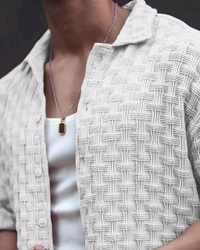Casual Shirt for Men||Popcorn Shirt for Men||Cutaway Collar|| Men Stylish Shirt - XL, White