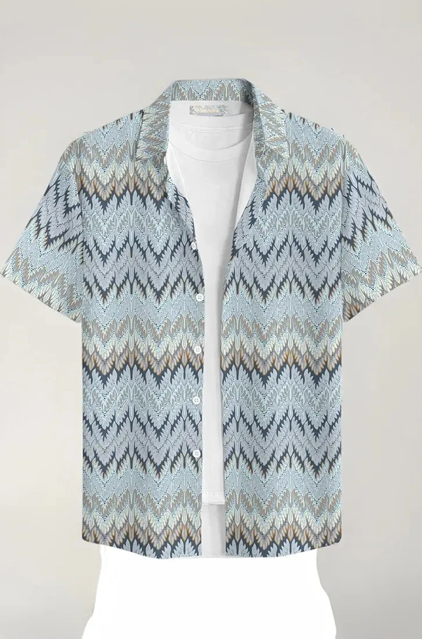 Trendy Regular Fit Printed Causal Shirt for Men - Pack of 1 - XL