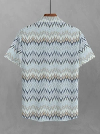 Trendy Regular Fit Printed Causal Shirt for Men - Pack of 1 - XL