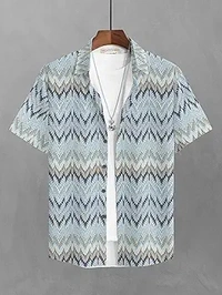 Trendy Regular Fit Printed Causal Shirt for Men - Pack of 1 - XL