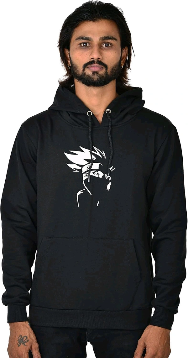 Men's and Women's Long Sleeve Cotton Blend Hooded Neck Sweatshirt Hoodies - L