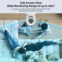 Fisheye 360 Degree Panoramic Wireless WiFi IP CCTV Security Camera